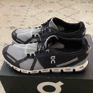 On Cloud Men's 8.5 Running Shoe Color Grey/Blk
